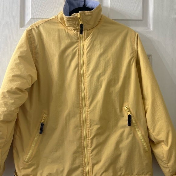 10000 ft Above Sea Level Cabelas Unisex Yellow Full Zip Up Jacket Size Medium - Picture 2 of 6